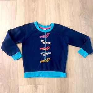 Hanna Andersson size 5t 110 long sleeve embroidered shirt